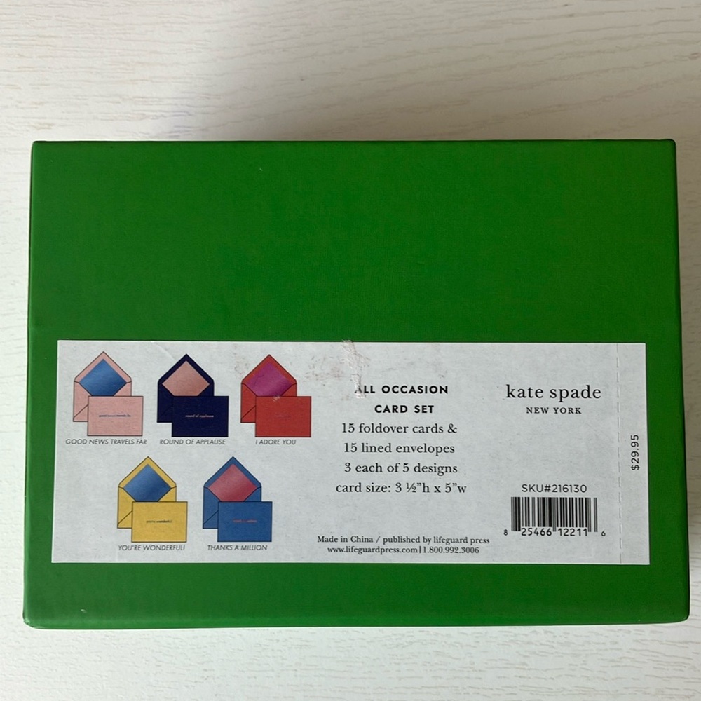 Kate Spade New York All Occasion 15 Card Set (NWT) - Picture 2 of 12